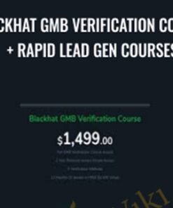 Blackhat GMB Verification Course Rapid Lead Gen Courses 1 » Courses[GB]