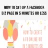 How To Set Up A Facebook Biz Page in 5 Minutes or Less Kristie Chiles » Courses[GB]