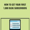 How to Get Your First 12C000 Blog Subscribers » Courses[GB]
