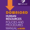 Human Resources Policies and Procedures Template - Bizmanualz