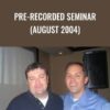 Pre Recorded Seminar John Carter Hubert Senters » Courses[GB]