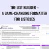 The List Builder E28093 A Game Changing Formatter For Listicles » Courses[GB]