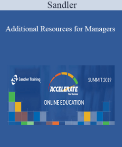 Sandler - Additional Resources for Managers