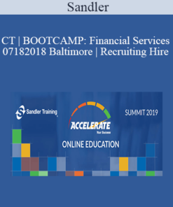 Sandler - CT | BOOTCAMP: Financial Services 07182018 Baltimore | Recruiting Hire