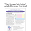 Terry Schmidt - “Turn Strategy Into Action” Article Electronic Download