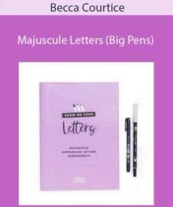 Becca Courtice – Majuscule Letters (Big Pens)