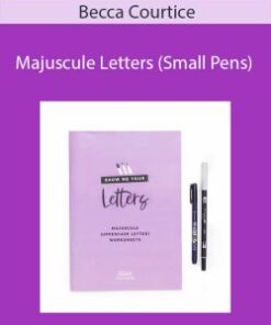 Becca Courtice – Majuscule Letters (Small Pens)
