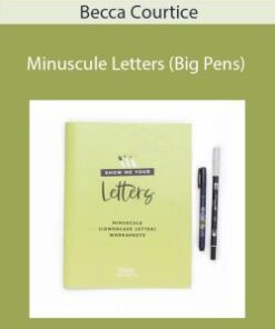 Becca Courtice – Minuscule Letters (Big Pens)