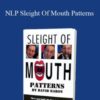 David Barron NLP Sleight Of Mouth Patterns 250x343 1 » Courses[GB]