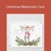 Jennifer Hansen – Christmas Watercolor Card