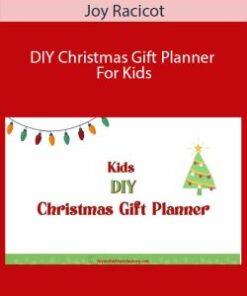 Joy Racicot – DIY Christmas Gift Planner For Kids