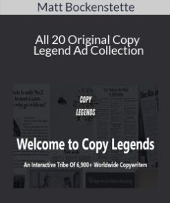 Matt Bockenstette – All 20 Original Copy Legend Ad Collection