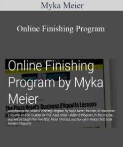 Myka Meier – Online Finishing Program