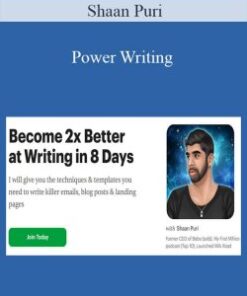 Shaan Puri – Power Writing