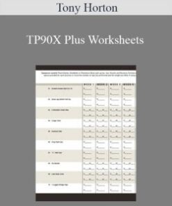 Tony Horton – P90X Plus Worksheets