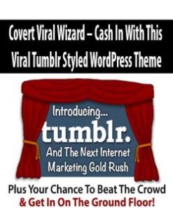 Covert Viral Wizard – Cash In With This Viral Tumblr Styled WordPress Theme