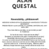 Reversibility…ytilibisreveR By Alan Questal
