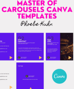Master of Carousels Canva Templates - Phoebe Kuhn