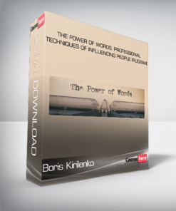 Boris Kirilenko – The power of words. Professional techniques of influencing people (Russian)